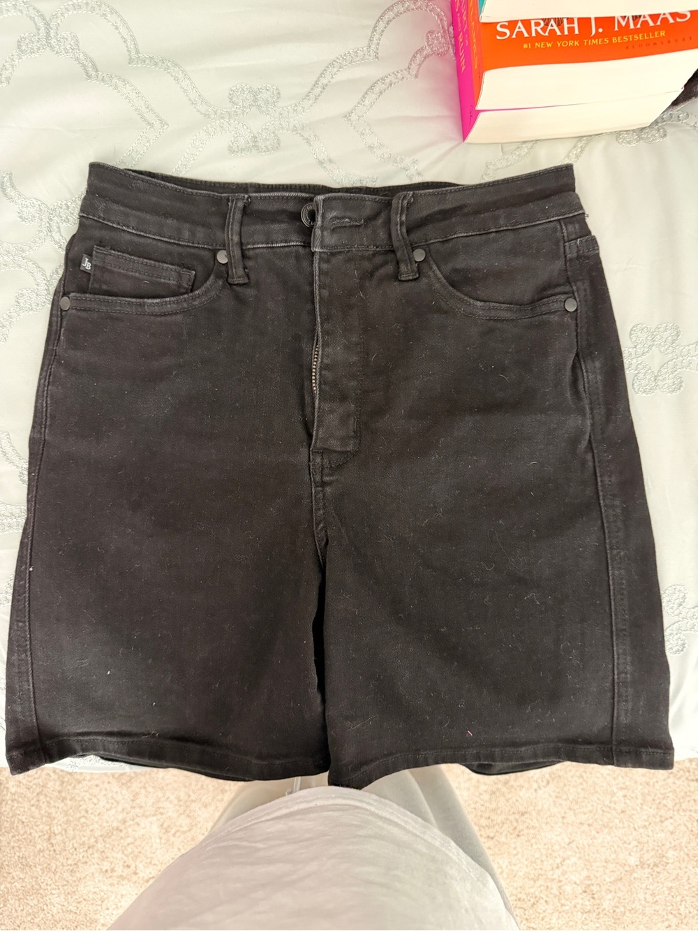 Judy Blue Black High-Rise Jean Shorts